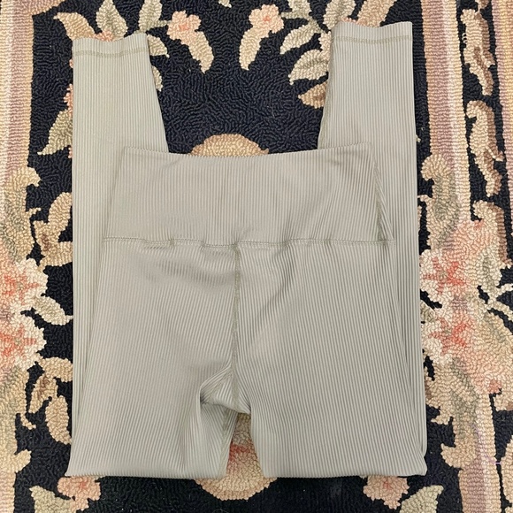 Tan + Lines ribbed high waist leggings - Picture 3 of 5